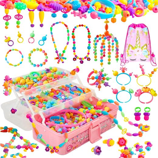 Pop Beads Jewelry Making Kit XL, 850+ Pieces