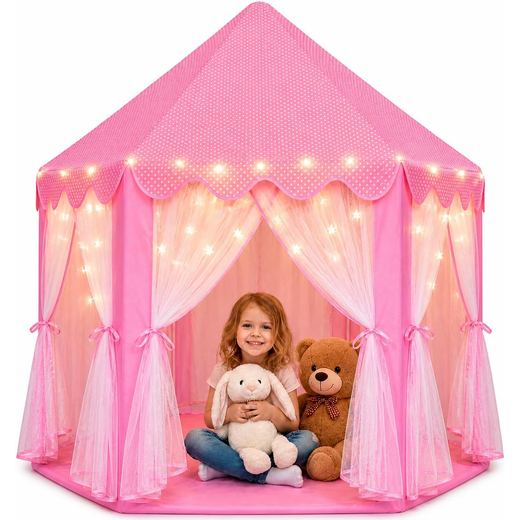 Princess Castle Play Tent with Starlights